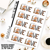 Fall Quote Sheet 6